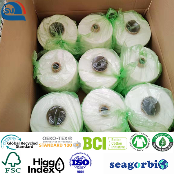 Bsci Certificate Yarn Manufacture Company for Polyester Knitting Weaving 